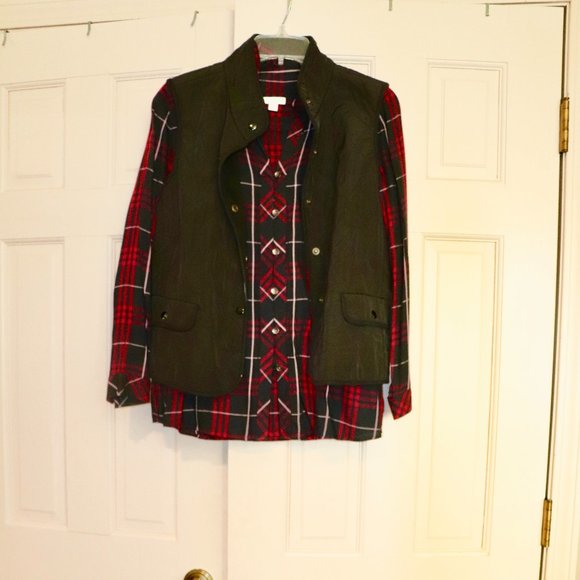 J. Jill Plaid Shirt - Picture 2 of 6